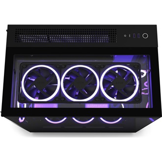 NZXT H9 Elite Fekete (Táp nélküli) ablakos ATX ház
