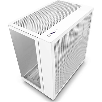 NZXT H9 Flow Fehér (Táp nélküli) ablakos ATX ház