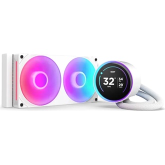 NZXT Kraken Elite 240 RGB V2 processzor vízhűtő fehér