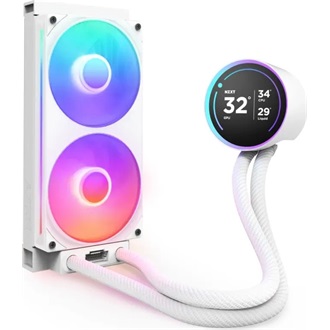 NZXT Kraken Elite 240 RGB V2 processzor vízhűtő fehér