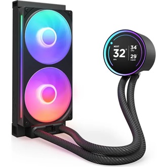 NZXT Kraken Elite 240 RGB V2 processzor vízhűtő fekete