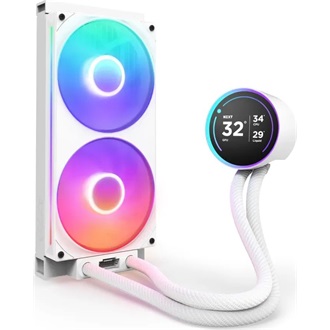 NZXT Kraken Elite 280 RGB V2 processzor vízhűtő fehér