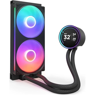 NZXT Kraken Elite 280 RGB V2 processzor vízhűtő fekete