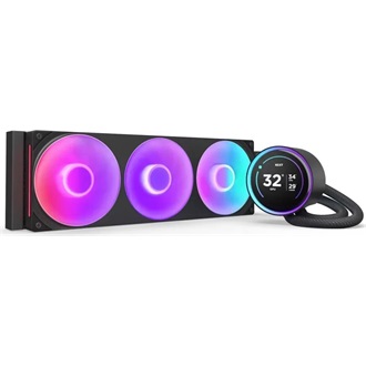NZXT Kraken Elite 360 RGB V2 processzor vízhűtő fekete