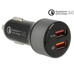 Navilock 62739 univerzális autós töltő adapter (QC3.0)