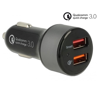 Navilock 62739 univerzális autós töltő adapter (QC3.0)