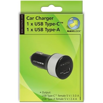 Navilock 62782 univerzális autós töltő adapter