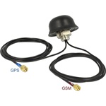 Navilock GNSS GALILEO GPS GSM GSM UMTS LTE antenna SMA csatlakozó 5 / 2 dBi RG-174 2 m-es omni aktív