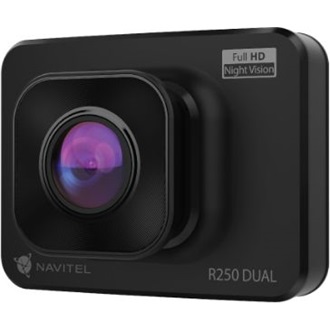 Navitel R250 DUAL autós kamera fekete + 1280x720 25fps hátsó kamera