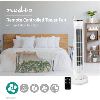 Nedis FNTR13CWT40 torony szoba ventilátor fehér