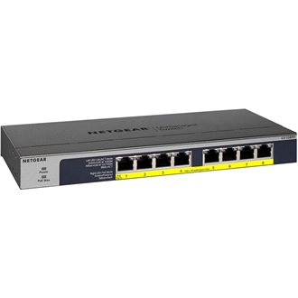 NetGear 8-PORT GIGABIT ETHERNET POE+ UNMGD SWITCH WTH 120W POE BUDGET IN