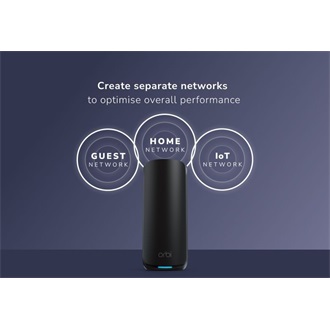 Netgear 3-SET ORBI 870 WIFI 7 MESH TRI-BAND BLACK  21 GBIT/S