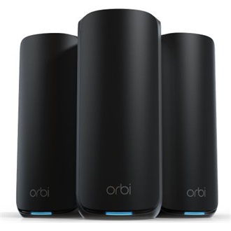 Netgear 3-SET ORBI 870 WIFI 7 MESH TRI-BAND BLACK  21 GBIT/S
