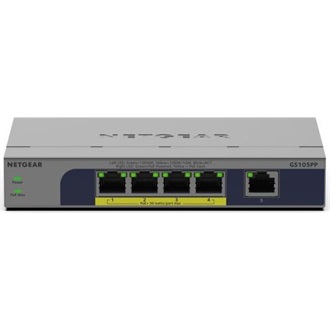 Netgear 5-PORT 1GB UNMANAGED POE SWITCH (GS105PP)
