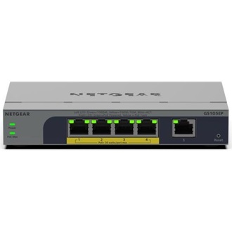 Netgear 5-PORT POE+ 1G PLUS SWITCH POE BUDGET 63 W FANLESS