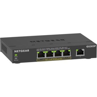 Netgear 5-PORT POE UM PLUS SWITCH 1X 1G 4X 1G POE PORT