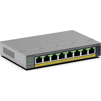 Netgear 8-PORT POE+ 1G PLUS SWITCH POE BUDGET 62 W FANLESS