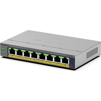 Netgear 8-PORT POE+ 1G PLUS SWITCH POE BUDGET 62 W FANLESS