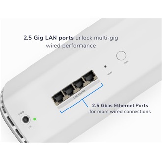 Netgear MESH-SATELLITE ORBI 870 WIFI 7 TRI-BAND WHITE 21 GBIT/S