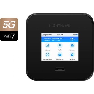 Netgear Nighthawk M7 Pro Hotspot BE5800 Tri-Band Wi-Fi 5G/NR router