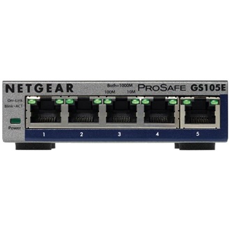 Netgear ProSafe Plus 5-Port Gigabit Desktop Switch Metal (GS105E v2)
