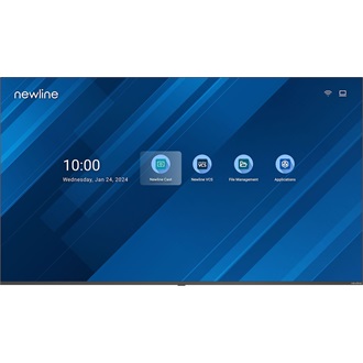 Newline STV-8524+ 16/7 85" LED smart LFD monitor fekete (Android 11)