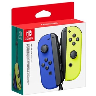 Nintendo Nintendo Switch Joy-Con pár Bluetooth gamepad játékvezérlő kék-sárga (Blue / Neon Yellow)