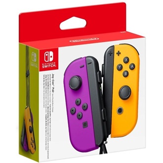Nintendo Nintendo Switch Joy-Con pár Bluetooth gamepad játékvezérlő lila-narancssárga (Neon Purple / Neon Orange)