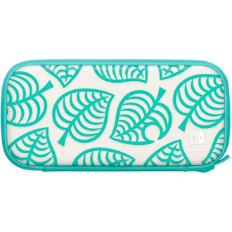 Nintendo Switch Lite Animal Crossing Carrying Case játékkonzol gaming tok fehér-zöld