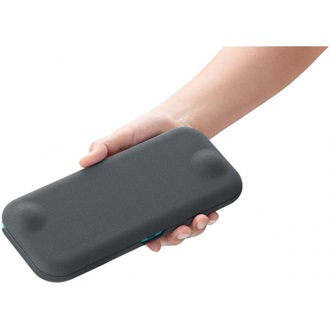 Nintendo Switch Lite Flip Cover & Creen Protector játékkonzol gaming kijelzővédő / tok szürke