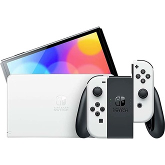 Nintendo Switch OLED 7" 1280x720 64GB játékkonzol fehér-szürke