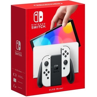 Nintendo Switch OLED 7" 1280x720 64GB játékkonzol fehér-szürke