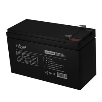 Njoy VRLA AGM 9000mAh akkumulátor 12V/9Ah, T2/F2, zárt, gondozás mentes