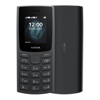 Nokia 105 4G (2023) NOKIA 105 4G 2023 mobiltelefon Dualsim FEKETE