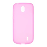 Nokia 1 (2018) Gigapack Szilikon telefonvédő matt RÓZSASZÍN