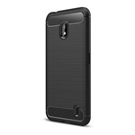 Nokia 2.2 Gigapack szilikon telefonvédő ütésállóság, karbon minta, FEKETE