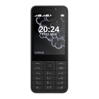 Nokia 230 (2024) NOKIA 230 2024 mobiltelefon (Dualsim) FEKETE