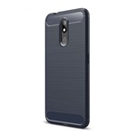 Nokia 3.2 Gigapack szilikon telefonvédő ütésállóság, karbon minta, SÖTÉTKÉK