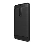 Nokia 5 Gigapack szilikon telefonvédő ütésállóság, karbon minta, FEKETE