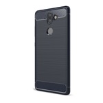 Nokia 9 Gigapack szilikon telefonvédő ütésállóság, karbon minta, SÖTÉTKÉK
