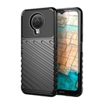 Nokia G20 GIGAPACK szilikon telefonvédő ütésállóság, dombor minta, FEKETE