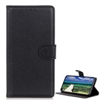 Nokia G20 Gigapack tok álló, bőr hatású FLIP, prémium, FEKETE