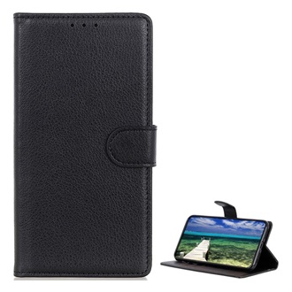 Nokia XR20 Gigapack tok álló, bőr hatású FLIP, prémium, FEKETE