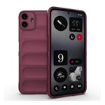 Nothing CMF Phone 1 GIGAPACK Szilikon telefonvédő ütésállóság, 3D, BORDÓ