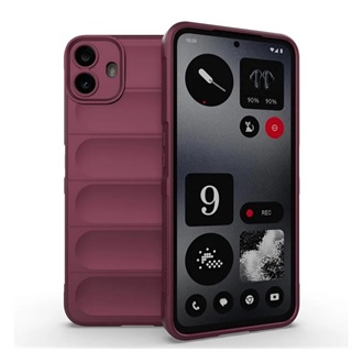 Nothing CMF Phone 1 GIGAPACK Szilikon telefonvédő ütésállóság, 3D, BORDÓ
