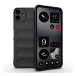 Nothing CMF Phone 1 GIGAPACK Szilikon telefonvédő ütésállóság, 3D, FEKETE