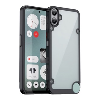 Nothing CMF Phone 1 GIGAPACK Szilikon telefonvédő ütésállóság, átlátszó hátlap, FEKETE