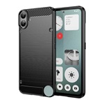 Nothing CMF Phone 1 GIGAPACK Szilikon telefonvédő ütésállóság, karbon minta, FEKETE
