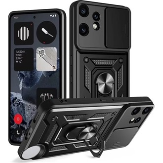 Nothing CMF Phone 2 Pro GIGAPACK Defender szilikon telefonvédő ütésállóság, kameravédő, FEKETE