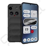 Nothing Phone (3) GIGAPACK Szilikon telefonvédő ütésállóság, 3D, FEKETE